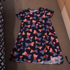 Stars and Stripes Bow LulaRoe Carly
